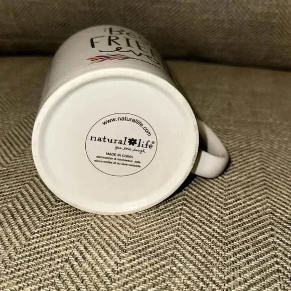 natural life coffee/tea mug cup BEST FRIEND EVER - Picture 3 of 5
